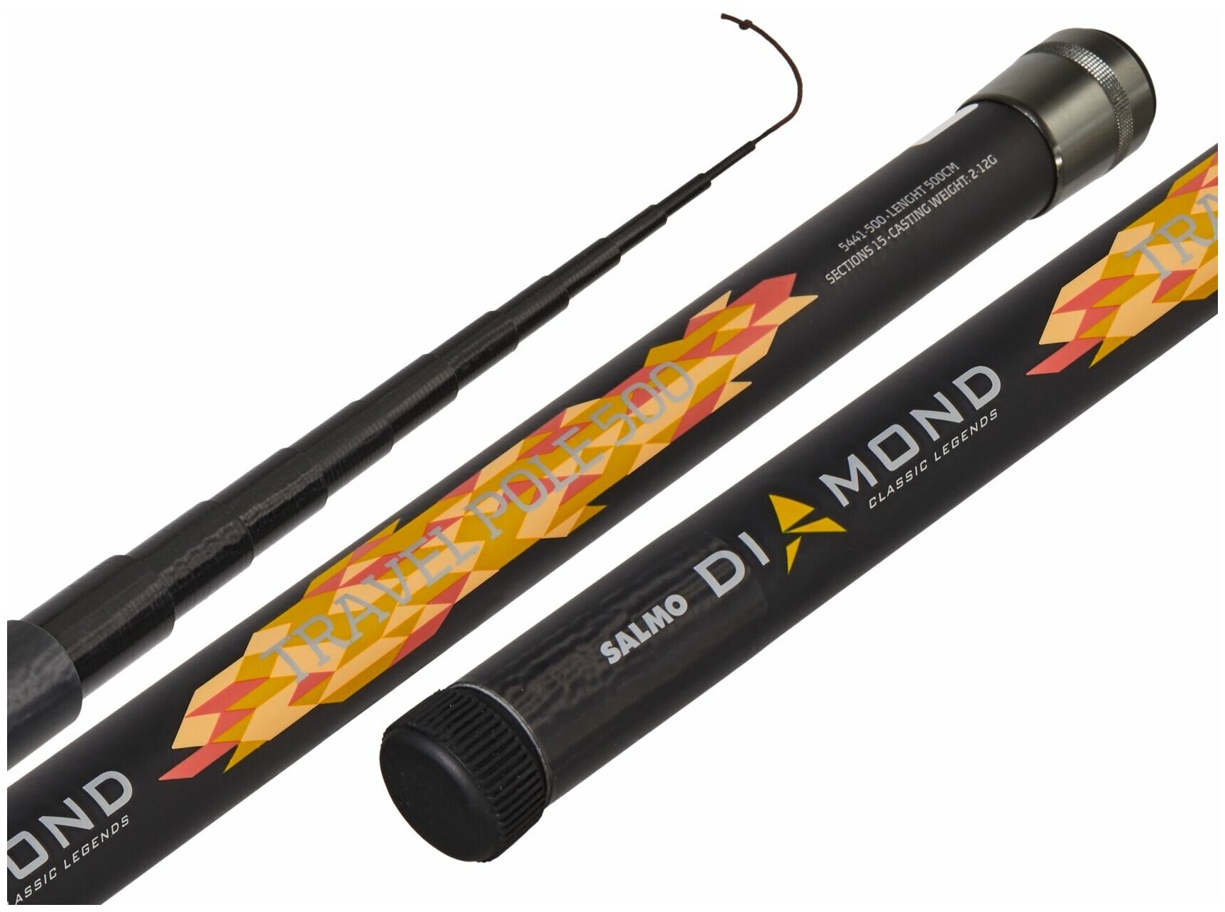 Удилище поплавочное без колец Salmo Diamond TRAVEL POLE 5.00