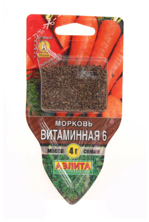 Семена Агрофирма АЭЛИТА Сеялка Плюс Морковь Витаминная 6 4 г
