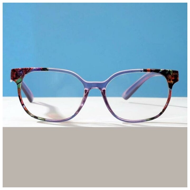 Готовые очки Oscar 8167 цвет фиолетовый отгибающаяся дужка +4