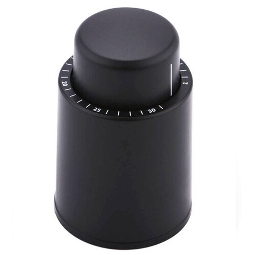 Вакуумная пробка для вина Circle Joy Wine Stopper Black