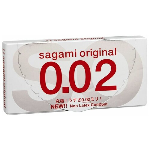 Ультратонкие презервативы Sagami Original 0.02 - в упаковке