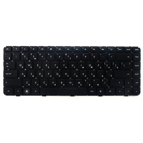 Клавиатура для ноутбука HP Pavilion DM4-1000 DV5-2000 Series Плоский Enter Черная без рамки PN NSK-HT0UV 75000₽