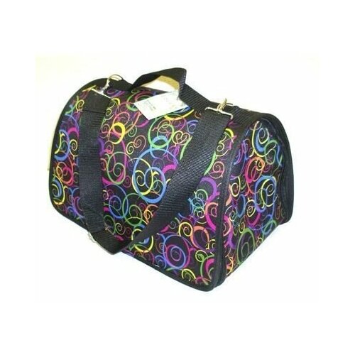 фото Сумка-переноска с мехом dogman лира №3 27х27х43 см