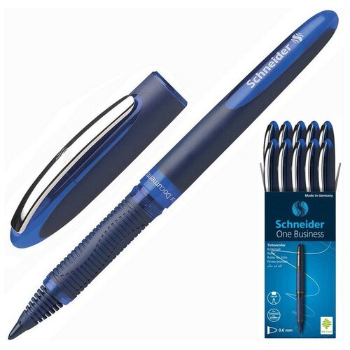 Роллер SCHNEIDER One Business 183003 синий, 0,6 мм
