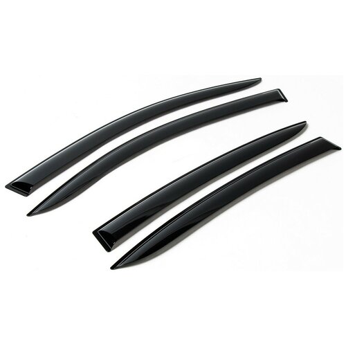 Дефлекторы окон AutoFlex для Ford Focus III хэтчбек 2011-2019, литьевой ПММА, 4 шт, 818305