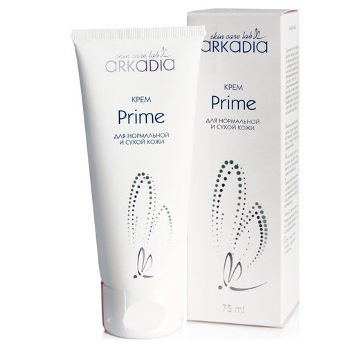 ARKADIA Увлажняющий крем для базового ухода для нормальной и сухой кожи Prime, универсальный, 75 мл