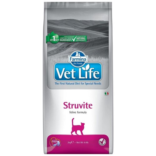 Vet Life Cat Struvite корм для кошек при струвитах Диетический, 400 гр.