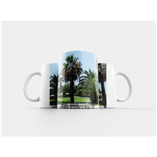 фото Кружка "пальмы, терраса, большой" 320 мл lotsprints