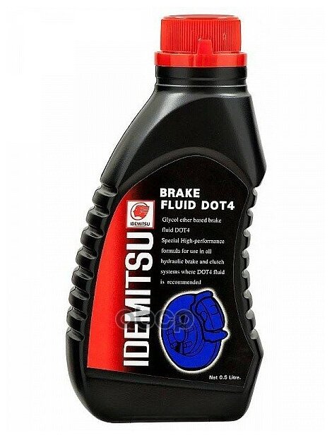 Жидкость Тормозная 500мл - Brake Fluid Dot-4 IDEMITSU арт. 30485005812