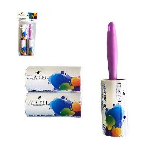 Ролик для чистки одежды (60слоев) + 2сменных блока (60слоев)