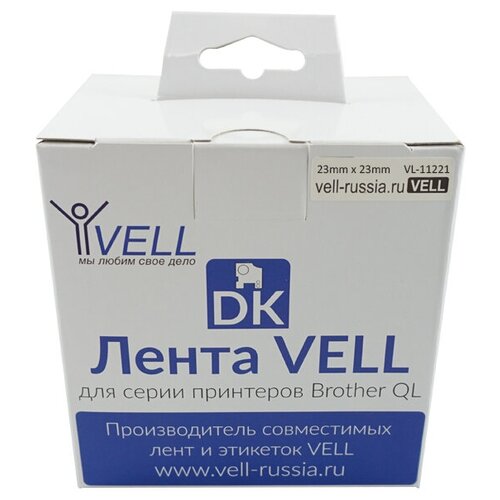 Лента Vell VL-B-DK 11221 (Brother DK11221) для QL570/710W/720NW/800/810W