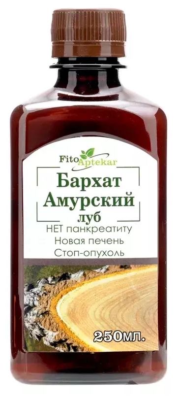 Настойка бархата амурского, луб, 250мл