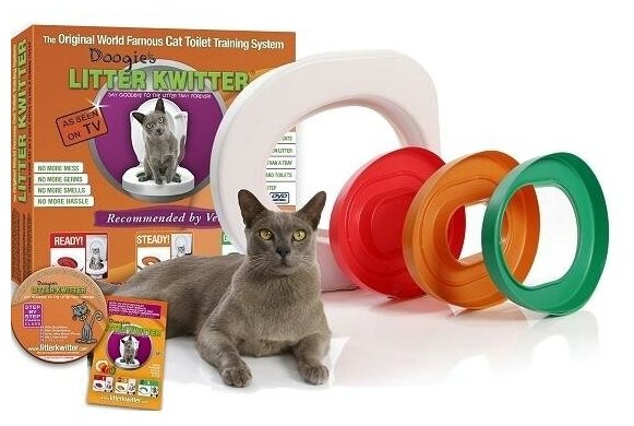 Feedex Система приучения кошек к туалету "Litter Kwitter"