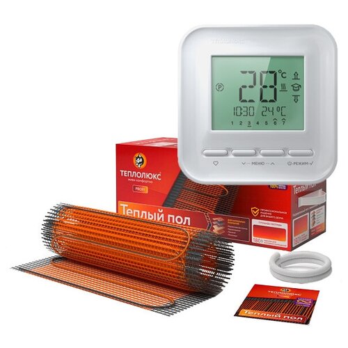 Электрический теплый пол Теплолюкс ProfiMat 180-40 720Вт терморегулятор Теплолюкс 520 15900₽