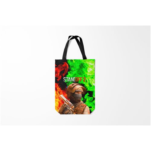фото Сумка-шоппер / 31х42 см / геймерам / standoff 2 burnettie