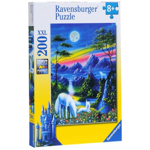 Ravensburger Единороги в лунном свете. Пазл XXL, 200 элементов пазл ravensburger кошачьи глазки 200 эл