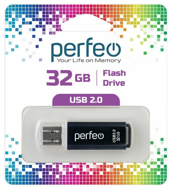 USB флешка Perfeo USB 32GB C13 Black