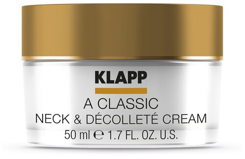 Klapp крем A Classic Neck & Decollete Cream для шеи и декольте, 50 мл