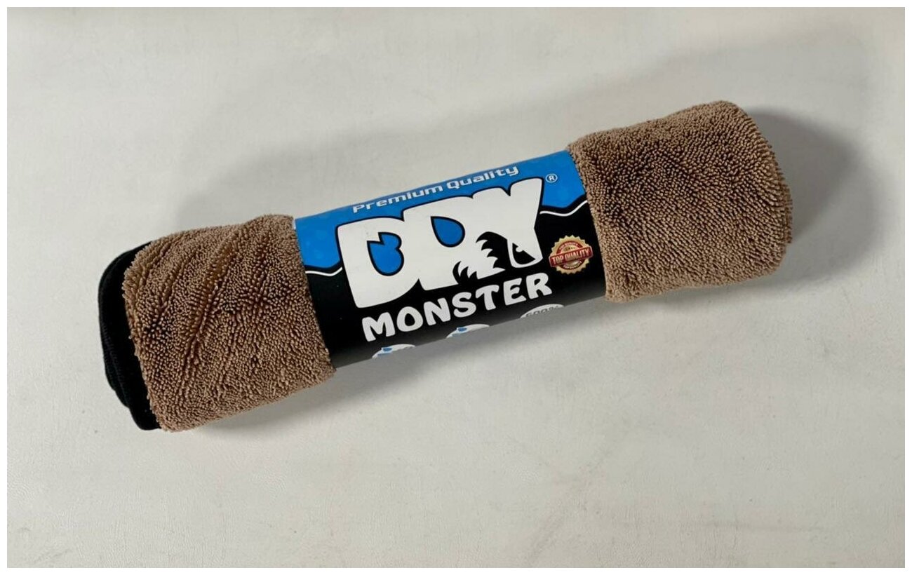 Dry Monster Микрофибра для сушки поверхностей Коричневая 50см*60см