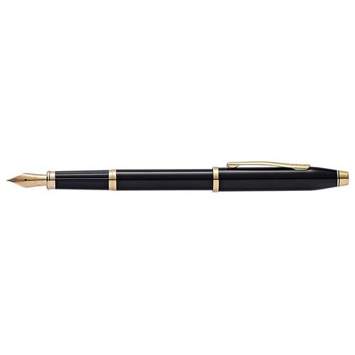 Перьевая ручка Cross Century II Black lacquer, черный лак с позолотой 23К, перо M CROSS MR-419-1MF удалить