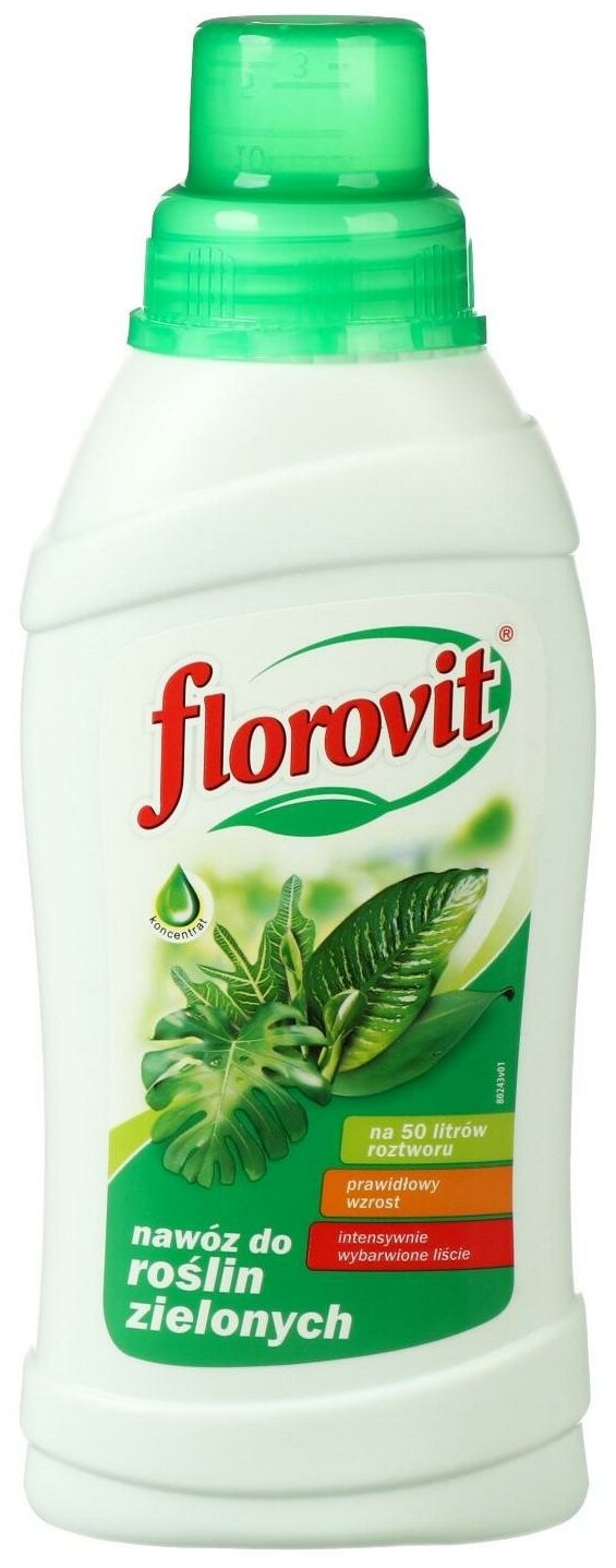 Удобрение Флоровит(Florovit) для лиственных растений жидкое, 0,55 кг - фотография № 1