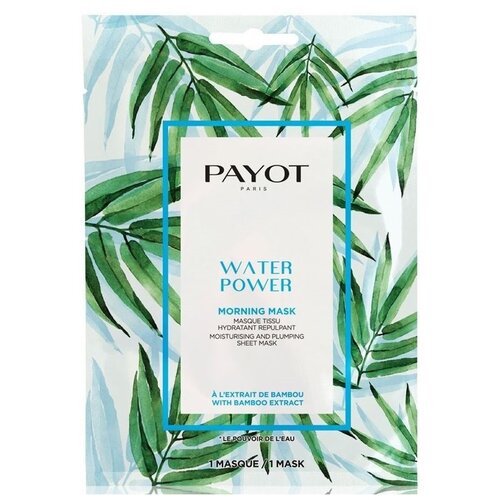 Payot тканевая маска Morning Mask Water Power увлажняющая, 19 мл