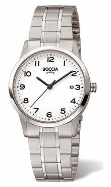 Наручные часы BOCCIA, серебряный, белый