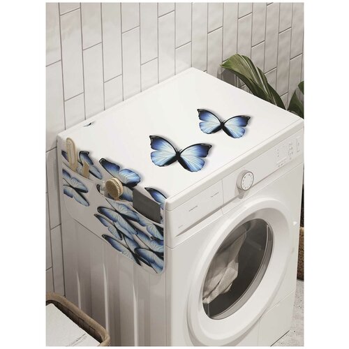 фото Органайзер ambesonne для хранения "улетающие бабочки" на стиральную машину, 45x120 см