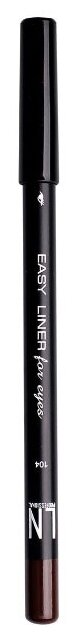 LN PRO Карандаш для глаз Easy liner eyes тон 104 dark chocolate