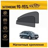 Каркасные автошторки на магнитах ALTEO PREMIUM на LADA VESTA седан на передние двери - изображение