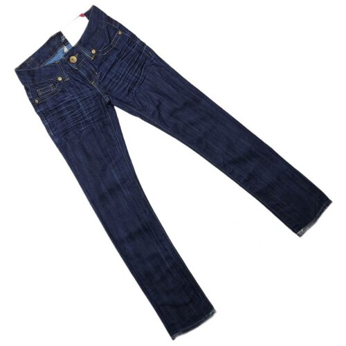 Джинсы MEWEI, размер 158, синий джинсы mewei прямой силуэт карманы размер 158 синий