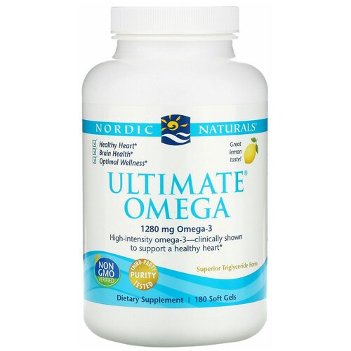 Nordic Naturals Ultimate Omega (1280 мг) 180 капсул