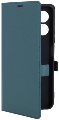 Чехол на Realme C33 (Риалми С33) зеленый опал чехол книжка эко-кожа с функцией подставки отделением для карт и магнитами Book case, Brozo