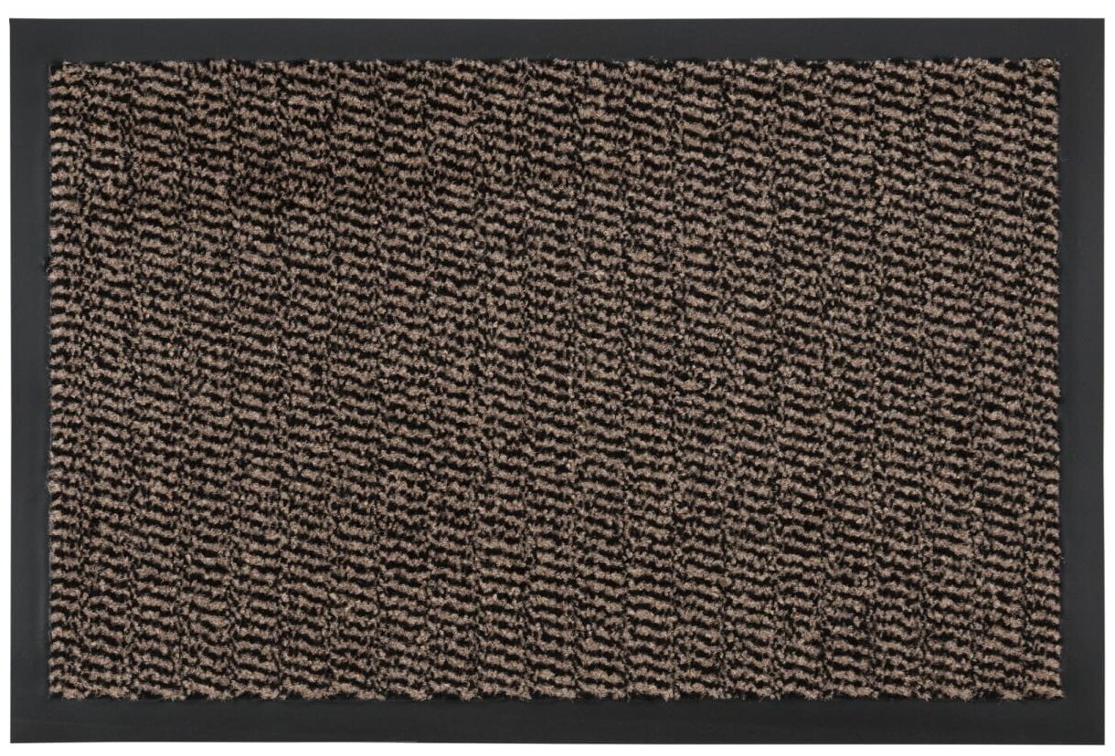 Коврик «Step» полипропилен 40x60 см цвет коричневый