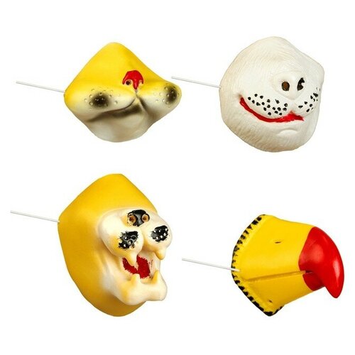 фото Нос «зверь», на резинке, виды микс rusexpress