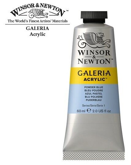 Акрил Winsor&Newton Акриловые краски Winsor&Newton GALERIA туба 60мл синяя пудра