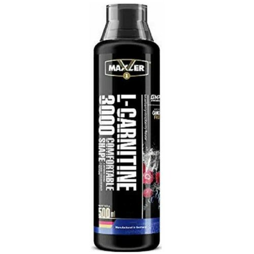 Maxler L-Carnitine 3000 (0,5 л.) Черника-малина maxler l carnitine 3000 500 мл черника малина