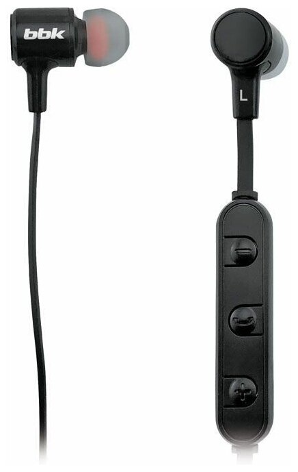 Гарнитура BBK BT03, Bluetooth, вкладыши, черный [bt03 (b)]
