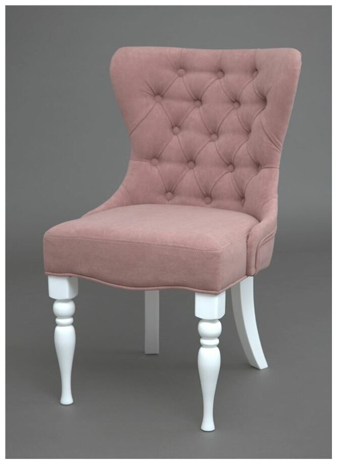 Кресло Вальс (эмаль белая / RS12 - розовый)