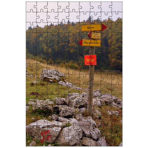 фото Магнитный пазл 27x18см."сигнал, показания, экскурсия" на холодильник lotsprints