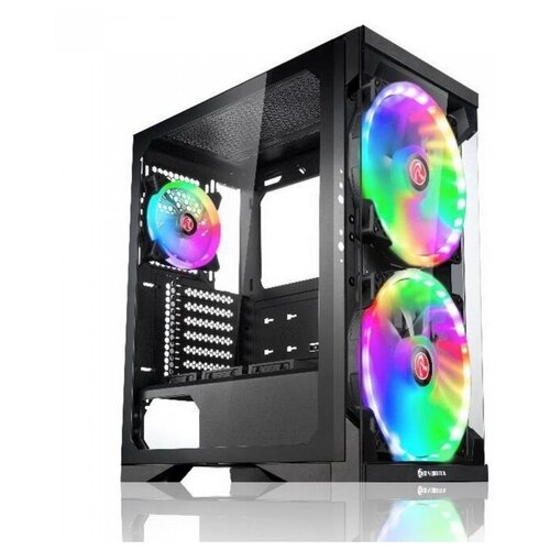 Корпус Raijintek SILENOS PRO 0R20B00180, black, ATX; M-ATX; Mini-ITX, USB3.0x1, USB2.0x2, HD Audiox1 компьютерный корпус raijintek silenos черный