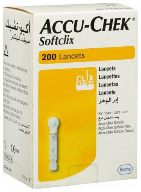 Accu-Chek ланцеты Softclix, 200 шт.