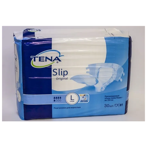 TENA / Tena Slip Original подгузники для взрослых размер L, 30 шт. 1 упаковка