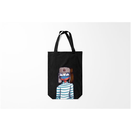 фото Сумка-шоппер / 31х42 см / патриотичные / патриотизм countryhumans россия burnettie