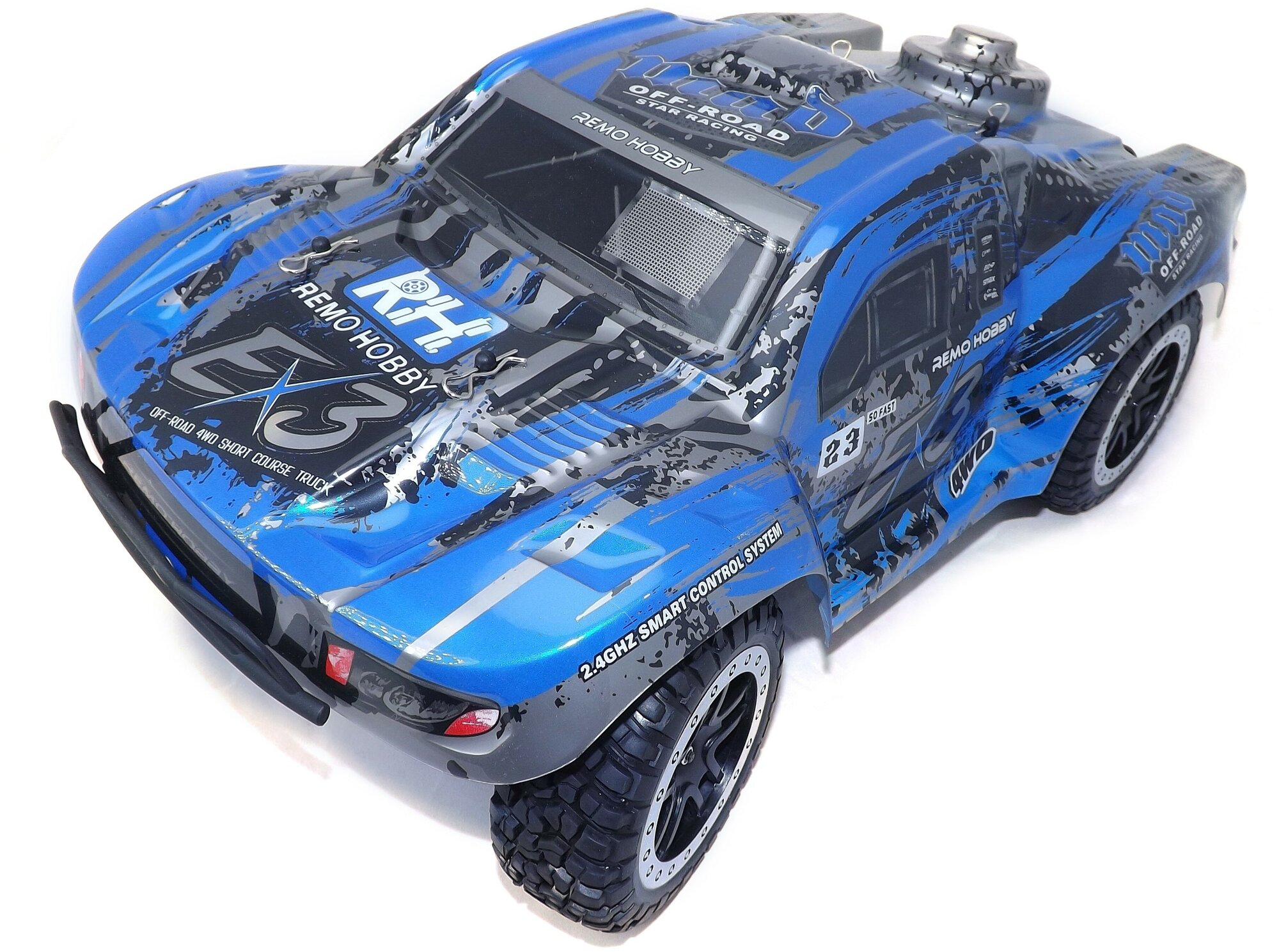 Remo Hobby Радиоуправляемая модель Шорт-корс трака Remo Hobby EX3 4WD RTR 1:10 (б/к система) влагозащита - RH10EX3TOP