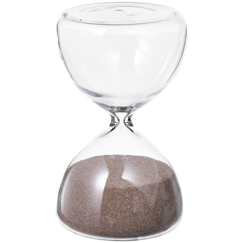 EFTERTÄNKA эфтетэнка декоративные песочные часы 10 см прозрачное стекло/песочный