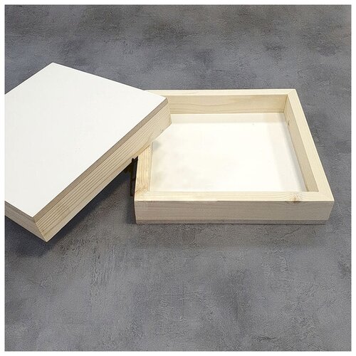 Двусторонняя основа для картины, Artboard на подрамнике 30х30х4,5 см, ResinArt, RA-70050/03 (30x30 см)