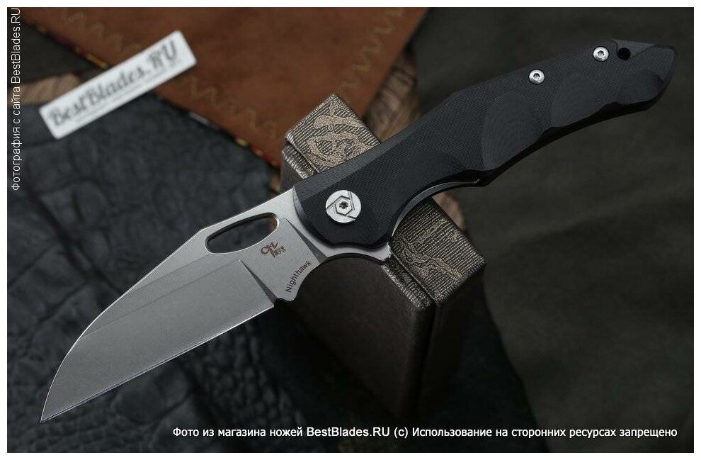 Складной нож CH Knives Nighthawk-G10-BK