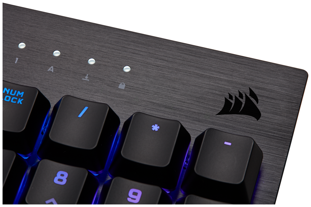 Игровая клавиатура Corsair Gaming™ CORSAIR K60 RGB PRO Low Profile Mechanical Gaming Keyboard, Backlit RGB LED, CHERRY MX Low Profile SPEED, Black