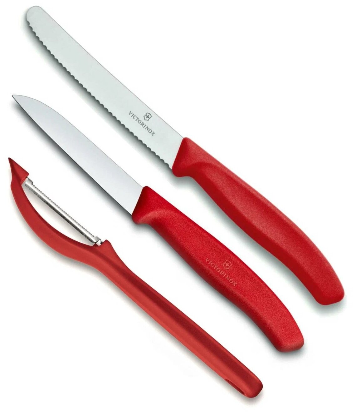 Набор Victorinox кухонный, 3 предмета, красный